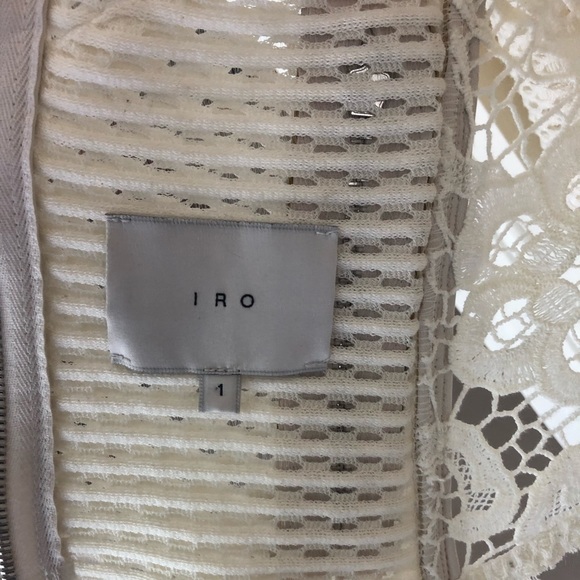 IRO Lewis Jacket Cream/Winter white Size 1/Small - Picture 7 of 8